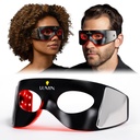 Luminator LED Maschera per gli uomini e le donne Skincare - Anti-invecchiamento, Boost Collagen, Ridurre Dark Circles & Wrinkles, Terapia luminosa rossa per il trattamento e ringiovanimento dei lavoratori - Solo 3 minuti al giorno