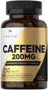 Carlyle Caffeine Pills 200mg | 250 compresse | Advanced Athlete Formula | Vegetariano, Non OGM & Gluten