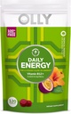 OLLY Daily Energy Gummy, Caffeine Free, Vitamina B12, CoQ10, Goji Berry, Adult Chewable Supplement, Tropical Flavor - 120 Count Pouch