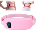 FSA HSA Eleggibile Portable Riscaldamento Pad per Cramps, Upgrade Cordless Electric Periodo veloce Riscaldamento Pad per Back Pain Relief Menstrual Belt 6 Heat 6 Modalità di massaggio Regali per Donne Ragazze La sua Fidanzata Rosa