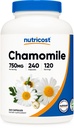Nutricost Camomilla 750mg, 240 Capsule Vegetariani, 120 Serve - Non OGM, Gluten Free