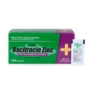 CareAll Bacitracin Antibiotic Zinc Ointment (144 Pack), 0.9gr Foil Packet. Unguento di primo soccorso che impedisce infezioni per tagli minori, graffi e bruciature