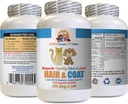 gatti Hair and Skin Supplement - Animali domestici Cappotto Boost - per cani e gatti - Supporti Pelle sana Chiodi per capelli - gatto Pelle sana - 1 Bottiglia (60 compresse)