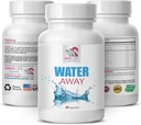 Integratore di bilanciamento dell'acqua - WATER AWAY - supplemento di supporto, Soluzione acqua, Miscela naturale diuretica, Bilancia acqua di erbe, Integratore di supporto diuretico, Supporto naturale, Bilancia acqua 1 Bottiglia 60 Caps