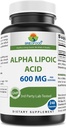 Brieofood Alpha Lipoic Acid 600mg per Serving - 240 Capsule - Non OGM, Gluten Free