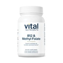 Vitamina B12 & Methyl Folate | Vegan Methylated Folate & B12 Supplemento | 5-MTHF Plus B12 Supports Nervous System & Metabolism* | Gluten, Dairy, Soy Free | 100 Capsule