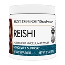 Polvere di reishi della difesa dell'ospite - polvere di micelio del bagno - supplemento di sostegno di cuore e della salute immunitaria - supplemento di funghi per sostenere l'energia e la vitalità - aiuti benessere generale - 3,5 oz (66 porzioni)*