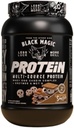 In tutto il mondo Nutrition Bundle Compatibile con Polvere di Proteina Magica Nera - Proteine Multi-Source Whey, Egg & Casein Complex con Enzymes & MCT- 2LB Campfire Smores Aroma con Portachiavi Multi-Purpose