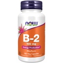 NOW Integratori alimentari, Vitamina B-2 (Riboflavin) 100 mg, Produzione di energia*, 100 capsule di veg