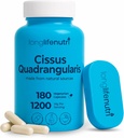 LongLifeNutri Cissus Quadrangularis 1200mg - 180 Capsule Vegetariani, Estratto di Stem per il Comfort Congiunto, Bone Strength & Active Mobility, Formula ad alta potenza, Alimentazione 3-Month, Certificato GMP, Made in USA