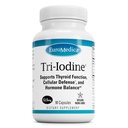 EuroMedica Tri-Iodine - Supporta la salute della tiroide - aiuta l'equilibrio dell'ormone con l'iodio molecolare da Kelp - Caratteristiche Iodido di potassio & Sodio - Brain & Energy Support - 12.5mg, 90 Capsule