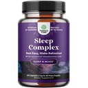 Natures Craft Natural Refreshing Sleep Formula - Supporta il riposo sano - Supplemento non tossico - Magnesio L-teanina GABA - Ingredienti di erbe puri