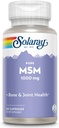 SOLARAY Pure MSM Capsule, 1000 mg, 60 Count