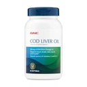 GNC Cod Liver olio Omega 3 Supplemento, 260mg EPA e DHA, Supporta cuore, cervello, pelle, occhio e Joint Health, 90 Softgels