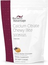 Bariatric Advantage Calcium Citrate Chewy Bites 500 mg - Altamente assorbibile & Digeribile - Vitamina D3 - Facilmente Chewable Calcium Supplement - Peanut Butter Chocolate - 90 Count