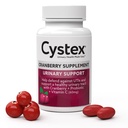 Cystex Cranberry Urinary Health Supplement - 3-in-1 UTI Protezione con Probiotici, Prebiotici, & Vitamina C - Supporta pH vaginale, Yeast Balance, & Urinary Health - Fast-Acting - Sugar-Free - 75-Count