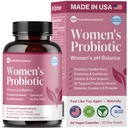 Pure Micronutrienti pH Balance Vaginal Probiotici per le donne - Odor & Itch Support - Vaginal Health Pills with Cranberry, Lactobacillus & Prebiotics - Feminine Wellness Daily Supplement - 60 Capsule