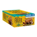 FULFIL Protein Snack Bars, Caramel al cioccolato aromatizzato, Gluten Free con 15g Protein, Pantry Staples, 12 Conte