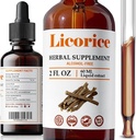 FabLab Licorice Root Extract - Herbal Immune Support- Glycyrrhiza Glabra Supplemento per Digestion Restore Respiratory Health Fatigue -Non-GMO (Licorice 2 Fl Oz)