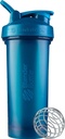 BlenderBottle Classic V2 Shaker Bottiglia perfetta per scuotere proteiche e pre allenamento, 28 once, Ocean Blue