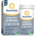 Adulto Probiotico 50 Plus Capsule Probiotici, Supplemento giornaliero Supporta Salute urinaria, Digestiva e Immune, L. Rhamnosus GG, Daieria, Soia e senza glutine, 30 miliardi di CFU, 30 conte