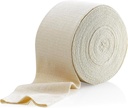 Supporto elastico tubolare Dimensione C, scatola 10M - colore naturale (2.75" X 33 piedi) per il supporto del ginocchio grande Bandage -coscia media, spandex di cotone