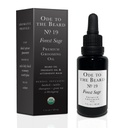 Vegan Mia - USDA Organic Abete-Scented Beard olio per gli uomini, 3-in-1 Premium Grooming olio con olio di Argan e altro ancora - Per la crescita e la manutenzione del cuscinetto, Ode to the Beard Forest Sage Beard olio, 1 fl oz