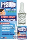Spruzzo nasale di pressione - tutto naturale preservativo-free sterile - rapido spray nasale di sollievo - per le allergie di Sinus Congestion Blocked Ears Loud Snoring | 130 Spray, 18 ml