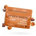 SGC Alta concentrazione 100mg Caffeina per pancia, 2 Gummies per confezione, 6-Pack Mocca Shots Salted Caramel Plant-Based nootropic Instant Energy con Ginkgo biloba, Theobromine.