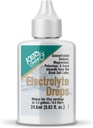Keto Chow Electrolyte Hydration Drops - Keto Diets & Intermittent Fasting - Supporto immunitario - Gluten & Sugar Free - Sodium, Magnesium, Potassium & Trace Minerals - Unflavored - 0.83 fl oz