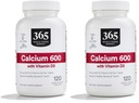 365 da Whole Foods Market Calcium con Vitamina D3 Compresse, 120 Conte (Pacchetto di 2)