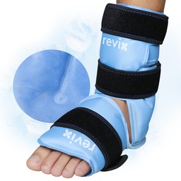 REVIX Ankle Ice Pack Wrap per il sollievo del dolore del piede e le lesioni dei piedi, gel riutilizzabili gel freddo gel per Achille Tendonitis, Plantar Fasciitis, caviglie e tacchi