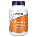 NOW Integratori alimentari, L-Carnitina 1.000 mg, Forma Più Pura, Aminoacido, Supporto Fitness*, 100 compresse