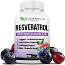 Extra Forza Resveratrolo 1568mg - 180 capsule - 3 mesi di fornitura | Antiossidante supplemento | naturale Trans-Resveratrolo pillole | per Anti-invecchiamento, salute del cuore, sistema immunitario e funzione del cervello