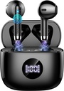 Wireless Earbuds, Bluetooth 5.4 Ear Buds LED Power Display Headphones Bass Stereo, Bluetooth Earbuds in-Ear Noise Cancelling Mic, 40H Playback Mini Case IP7 impermeabile per Android iOS