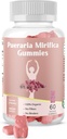 Pueraria Mirifica Gummy Organic Supplement - Pure Root 10:1 Concentrated Extract 60 Veggie Gummies, Premium - per Transgender. Donne, uomini...