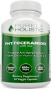 Phytoceramides Skin Terapia Supplemento 60 capsule 100% Riso Basato 100% naturale Vegetariano / Vegan capsule 100% DV di vitamina A, C, D & E con nessun filler o ingredienti artificiali