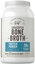 Carlyle Grass Fed Bone Broth Protein Powder | 35.2 oz (2.2lb) | 20g Protein | Pasture Raised, Grain Free Supplement | Non OGM & Gluten Free | by Herbage Farmstead