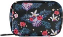 Pill Organizer Palm lascia fiori Pill Box 7 giorni Pill Case Bag Organizzatore di viaggio Pill Bag con Zipper Portable Weekly Case Dimensioni compatte per il supporto supplemento di vitamina
