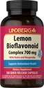 Lindberg Lemon Bioflavonoid Complex | 700mg | 250 capsule | Supplemento con Rutin e Hesperidin | Non-GMO, Gluten Free