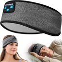 Perytong Wireless Sleep Headband con Comodi Earbuds per Dormitori Laterali, Maschera per Occhi Dormire per Donne Uomini Allenamento