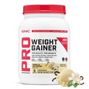 GNC Pro Performance Weight Gainer Protein Powder, 50g Protein, High Calorie, 700 Calorie, Supporta la massa e il recupero del muscolo, MCT, BCAA, 3rd Party Tested, Vanilla Ice Cream, 6 Serve, 2.5 lbs