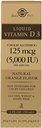 Solgar Liquid Vitamina D3 125 mcg (5,000 IU) - 2 fl oz - Delizioso, Natural Orange Flavor - Aiuta a mantenere le ossa sane e denti - Supporto di sistema immunitario - Gluten Free, Dairy Free, Kosher - 59 Servings