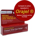 GeriCare Benzocaine 20% Massima resistenza Toothache & Oral Instant Pain Relief Gel 0.5 oz. Trattamento del dolore da intorpidimento rapido per Toothaches, Gum Irritation, Sensitivity & Mouth Sores, (Pack of 1)