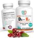 Vitamina D3 2000 IU con K2-90 Chewable Tablets con Cherry Flavoring-Natural Energy Booster-Supports Vitality, Immune Health, &amp; Totale Benessere-Vitamina D3 con Vitamina K2 per Uomini & Donne