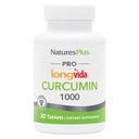 NaturesPlus PRO Longvida Curcumin 1000 mg - 30 compresse - Promuove la protezione radicale libera sana - Non OGM, Vegan & Gluten Free - 30 Serve