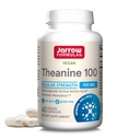 Jarrow Formulas Extra Strength Theanine 200mg & Regular Strength Theanine 100mg Relaxation Support Capsule Bundle, 120 capsule vegetali