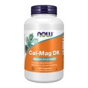 NOW Integratori alimentari, Cal-Mag DK con Vitamina D-3 e Vitamina K-2, Supporta la salute di ossa*, 180 capsule