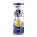 Optimum Nutrition Amino Energy Sparkling Hydration Drink, Electrolytes, Caffeina, Aminoacidi, BCAAs, Sugar Free, Blueberry Lemonade, 12 Fl Oz, 1 conto (Packaging May Vary)